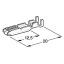 For SEAL CONNECTORS Mark2 F280; Cable cross section: 0.5-1.5; Material: CuSn-Sn 