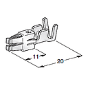 For SEAL CONNECTORS SPT F630; Cable cross section: 2.5-4; Material: CuZn-Sn 