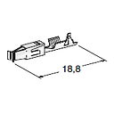 For SEAL CONNECTORS JPT F280; Cable cross section: 0.2-0.5; Material: CuSn-Sn 