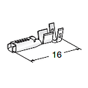 For SEAL CONNECTORS 070 F150; Cable cross section: 0.3-0.5; Material: CuZn-Sn 