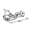 Flat receptacle F950 6-8mm² 