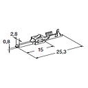 For SEAL CONNECTORS M280; Cable cross section: 0.5-1; Material: CuFe-Sn 