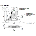 Fuse holder for ETA automatic circuit breaker series 1170-21 - 4-pol. 