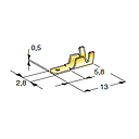 FASTON M280; Cable cross section: 0.5-1; Material: CuZn 