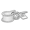 Battery clamp (-) with screw clamp, cable cross-section 10-20mm² 