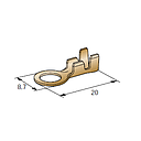 Ring cable lug - M4 