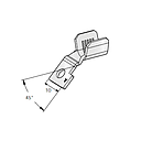 Ring cable lug MIDI G135 - POL A - M5 - Cable cross-section: 10-20mm² - Material: CuZn-Sn 