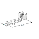 Ring cable lug SMT C - Hole: M8 - Cable cross section: 50-70mm² - Material: CuZn-Sn 