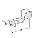 Ring cable lug SQR A - Hole: M8 - Cable cross section: 25-40mm² - Material: CuZn-Sn 