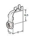 Ring cable lug NUT G90 - Hole: M5 - Cable cross section: 2.5-5mm² - Material: CuZn-Sn 