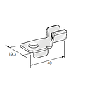 Ring cable lug W62 - M8 - Cable cross section: 25-40mm² - Material: Cu-Sn 