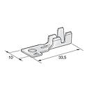 Ring cable lug MIDI L33M5 POL.A - cable cross-section: 6-8mm² - spool ware 