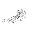 Ring cable lug MIDI G10 - POL A - M5 - Cable cross-section: 10-20mm² - Material: CuZn-Sn 