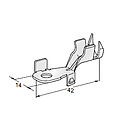 Ring cable lug RVS A - Hole: M6 - Cable cross section: 6-8mm² - Material: Cu-Sn 