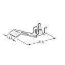 Ring cable lug GND - M8 - Cable cross section: 2.5-4mm² - Material: CuZn-Sn 