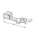 Ring cable lug STARTER L41 - Hole: M8 - Cable cross section: 10-20mm² - Material: CuZn-Sn 