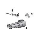 SUPERSEAL (2-pin) 1.5 KIT A + B + C for 4423630