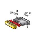 SUPERSEAL (6-pin) 1.5 KIT A + B + C for 4423720