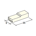 Connector housing FEMALE 6.3 cover white 