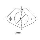 Surface seal for socket 7-pin 24 V 