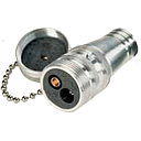 Socket / coupling with seal in the screw cap - DIN14690 - 2-pin 