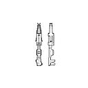 Microcontact AMP - cable cross-section 0.5-1.0mm² - CuFe2