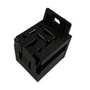 Power relay socket 9-pin for relays 2x9.5mm + 3x6.3mm + 4x2.8mm flat receptacles with tab and extension holder