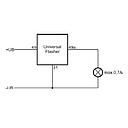 Blinkgeber 9-30V - Universal - Schließer - Blinkfrequenz: 90 Imp/min +/- 10 - Lasche: optional