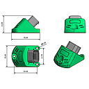 CAN I/0 Modul - 6 Output or 6 Input (all Out-/Input Pin's are possible to combination) + 1 Input + 3 Output - 5-36V - Ausgänge: 2A - Schutzklasse: IP6K9K