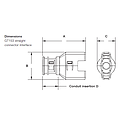 ABB - External hinged connector interfaces - Series Delphi - NC 08 - NW 7,5