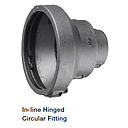 ABB - In-line Hinged Circular Fitting NC 20 - NW 17