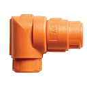 ABB - High Temperature External Hinged Connector Interface - Series AMP Junior & Mini Timer - 90° Elbow Swivel Interface