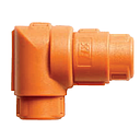 ABB - High Temperature External Hinged Connector Interface - AMP AS Superseal 90° Elbow Swivel Interface - NC 12 - NW 10