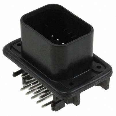 Ampseal 14 - Connettore di alimentazione rettangolare - 14 contatti - Montaggio su scheda - Foro passante - 4 mm - Intestazione.