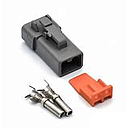 Deutsch connector DTP series complete 2-pin - KIT