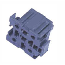 Relay socket module RBH - 9-pin. - Material: Nylon6 + 10% GF / FR