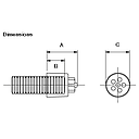 Endkappe für Wellrohr NC12