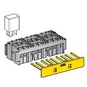 Socket for micro relay 6-way plug-in module for central electrics 