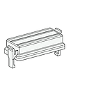 TRANSPARENT LID FOR FUSE HOLDER 6-POLE WITH SEAL 