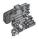 CDB fuse holder for 2 x MidiVal and 1 x CAL / MegaVal fuse with battery connection terminal 