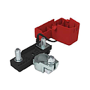 Fuse holder for 1 Power / MegaVal with battery clamp (left) 