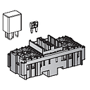 Module component MINIVAL / MICRORELAY module gray - without secondary lock 