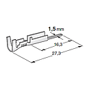 [1105510] For SEAL CONNECTORS Metripack M150; Cable cross section: 0.5-1; Material: CuZn-Sn 