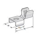 [1108110] Mega - Hole M8 - Cable cross section 10-20mm² - Material: Cu-Sn 