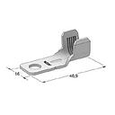 [1607510] Crimp contact L47 - cable cross-section: 50-70mm² - hole: M8 - mat .: Cu-Sn 