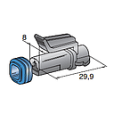 [4423510] SEAL 2.8 & 6.3 SEAL 2.8 FEMALE holder black 1-pol. 