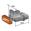 [4423550] SEAL 2.8 & 6.3 SEAL 2.8 FEMALE holder black 3-pol.