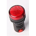 [AD16-22DSR] Control light - red- installation - D: 22mm