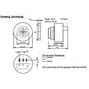 [B-CP28-LF] Signalgeber 5-28V - 85+/-3db - rund - schwarz