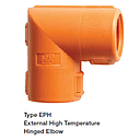 [EPH12S12] ABB -External Hinged Elbow - Series EPS - 90° NC12-NC12 - PA6 black